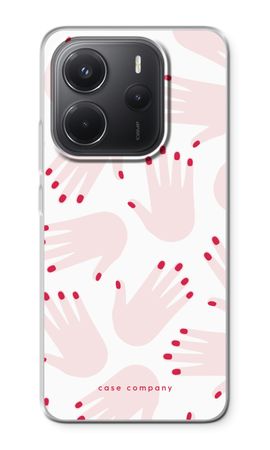 Hands pink