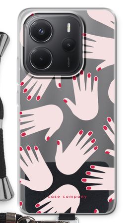 Hands pink