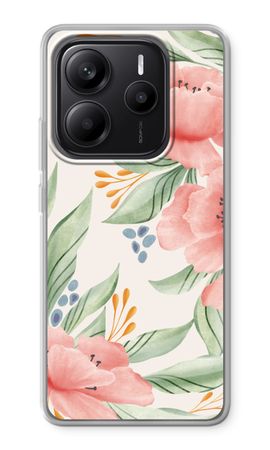 Mjuka rosa blommor