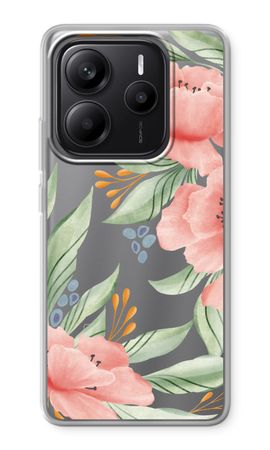Mjuka rosa blommor
