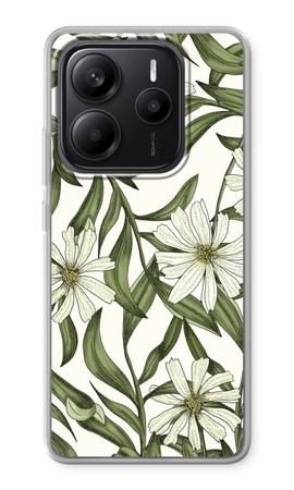 White flower pattern