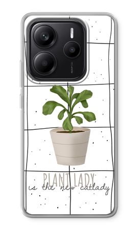 Houseplant on windowpane