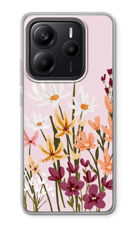 Painted wildflowers