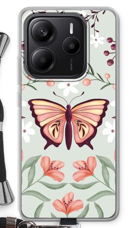 Butterfly in a floral world