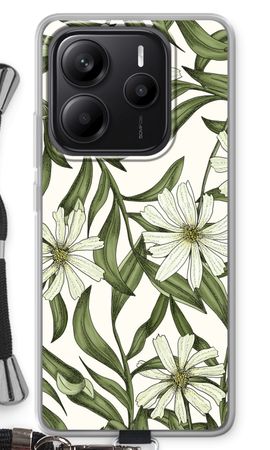 White flower pattern