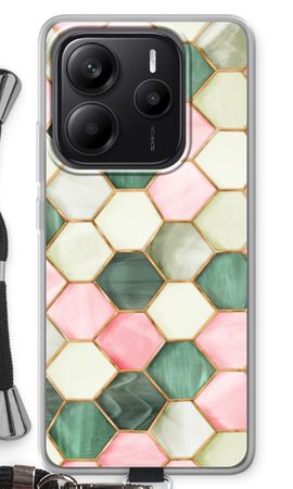 Hexagons in stained glass