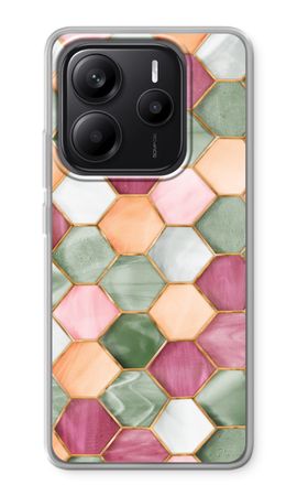 Hexagons in stained glass