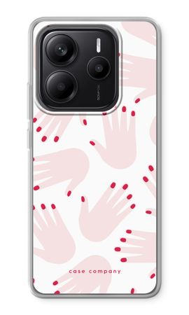 Hands pink