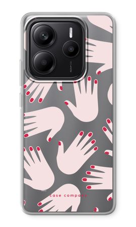 Hands pink