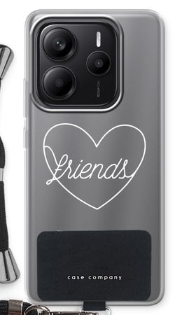 Friends heart pastel