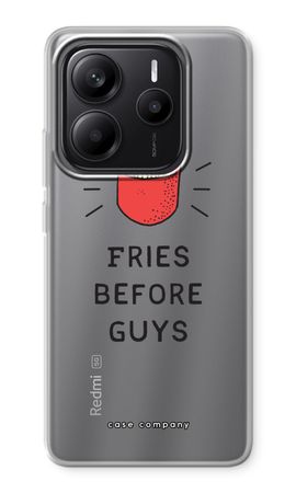Fries before guys
