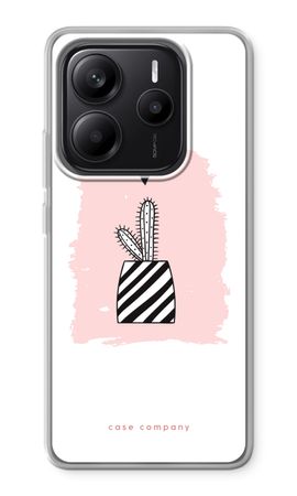 Black and white cactus