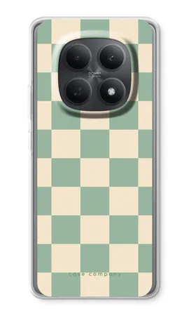 Checkered Mint, Xiaomi Redmi Note 15 weiche Hülle