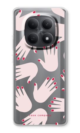 Hands pink