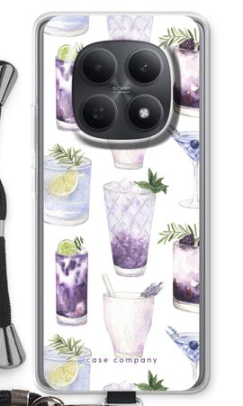 Violet cocktails