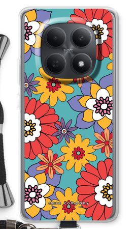 Retro Flowers - Blue