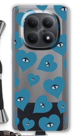 Blue heart eyes