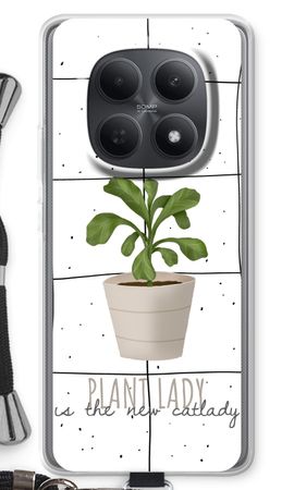 Houseplant on windowpane