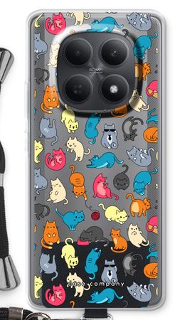 Colourful cats