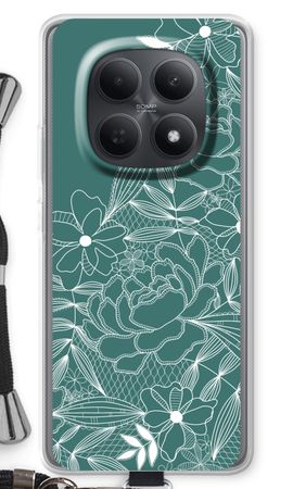 Flowers in lace