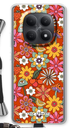 Retro Flowers - Red