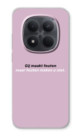 Fouten maken u niet
