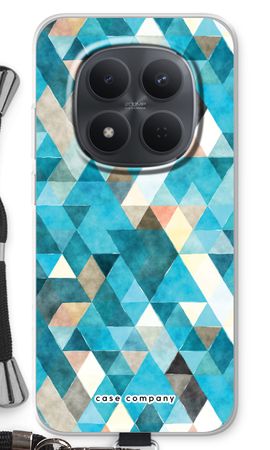 Coloured triangles blue