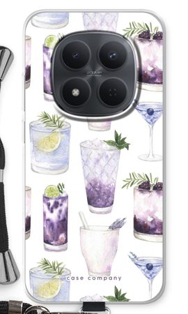 Violet cocktails