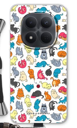 Colourful cats