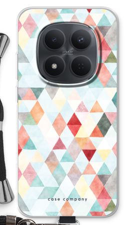 Coloured triangles pastel
