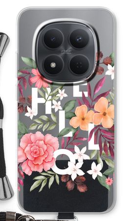 Hello in flowers
