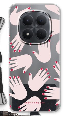 Hands pink