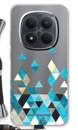 Coloured triangles blue