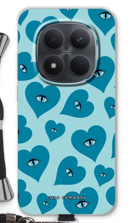 Blue heart eyes
