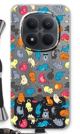 Colourful cats