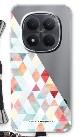 Coloured triangles pastel