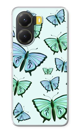 Blue & Green Butterflies