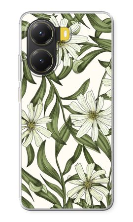 White flower pattern