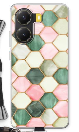 Hexagons in stained glass