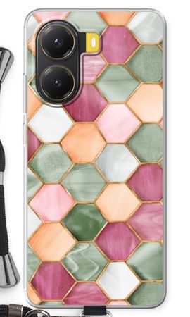 Hexagons in stained glass