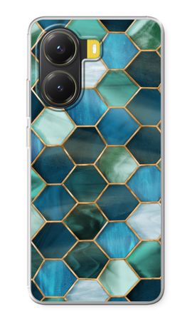 Hexagons in stained glass