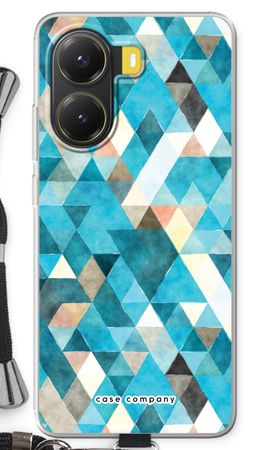 Coloured triangles blue