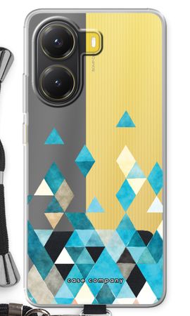 Coloured triangles blue