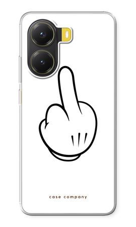 Middle finger white