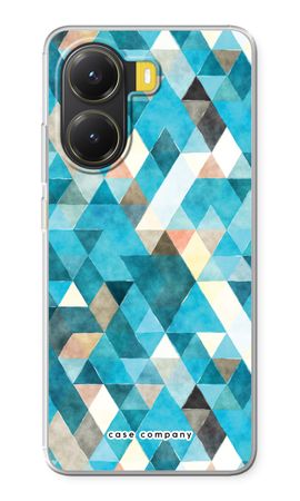 Coloured triangles blue