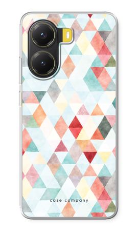 Coloured triangles pastel