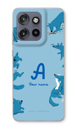 Playful Dogs Monogram