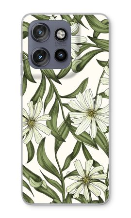 White flower pattern