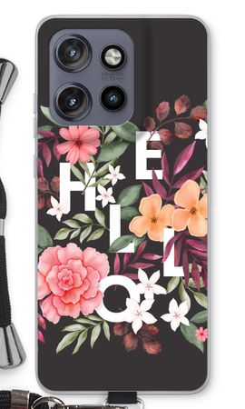 Hello in flowers