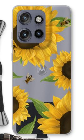 Sunflower and bees